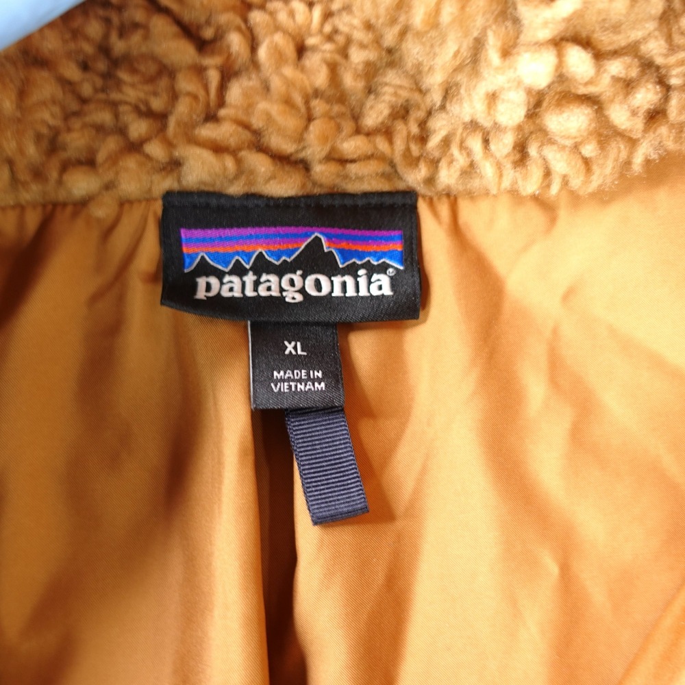 Patagonia Classic Retro-X Fleece Jacket Men XL Brown 23095 Full Zip Sherpa - Picture 5 of 10